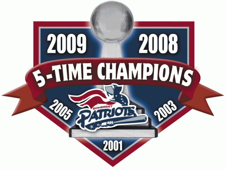 Somerset Patriots 2009-Pres Champion Logo iron on transfers for T-shirts